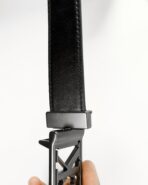 CK Black Leather Wallet-Belt Set For Men - Image 7