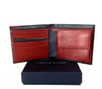 TH Black Leather Bifold Wallet For Men - Image 7
