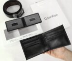 CK Leather Wallet-Belt Set For Men - Image 8