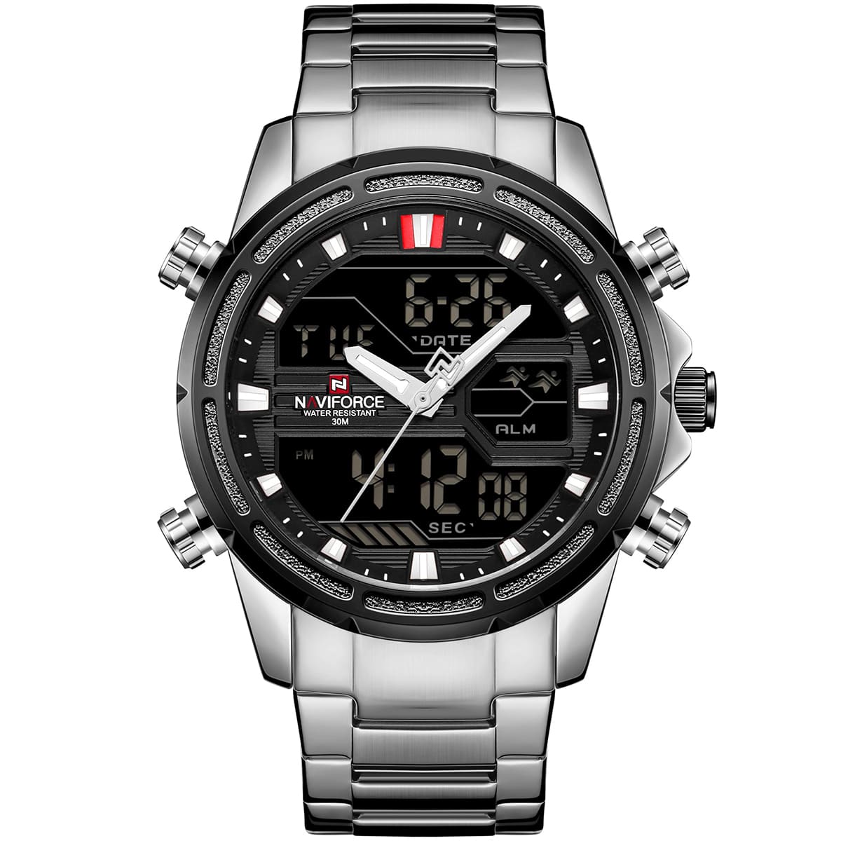 1-1002.jpg Naviforce Watch For Men NF9138S-S-B-W - Image 1