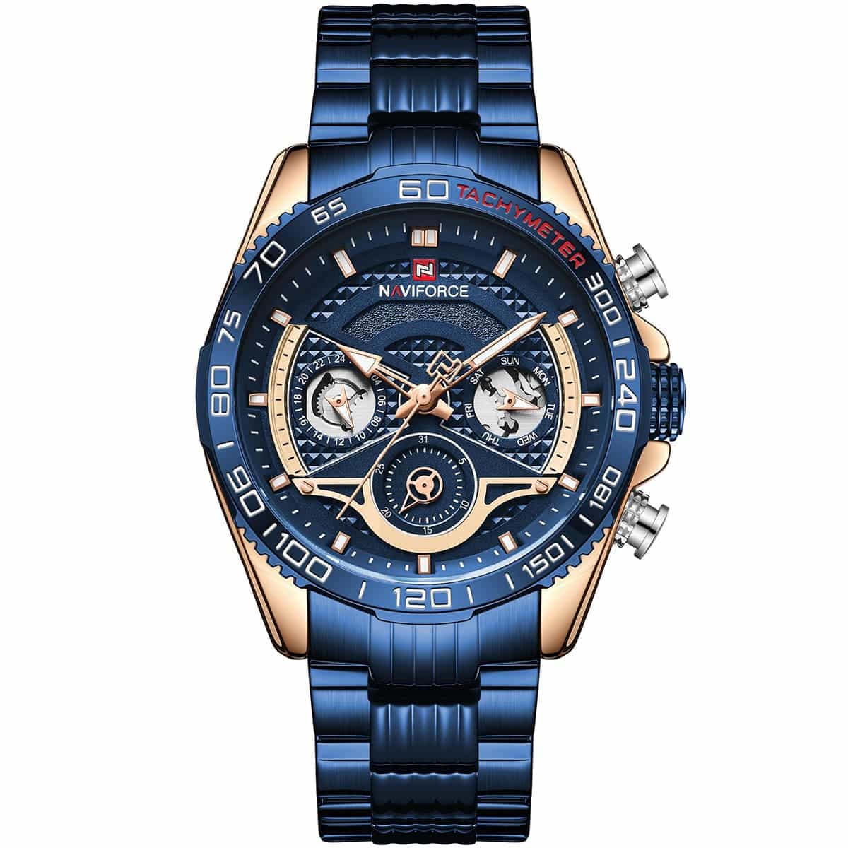 1-1043.jpg Naviforce Watch For Men NF9185-RG-BE - Image 1