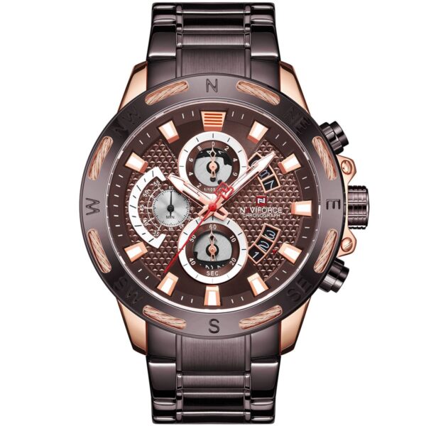 Naviforce Watch For Men NF9165-RG-CE