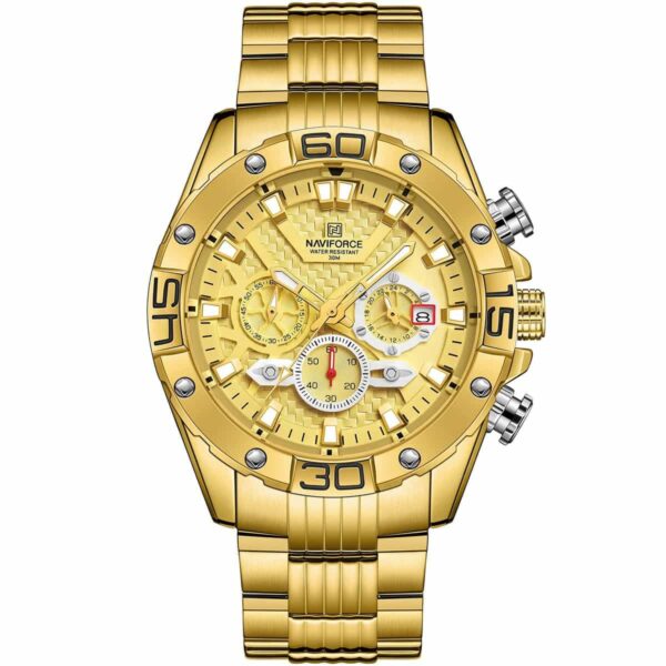 Naviforce Watch For Men NF8019S-G-G