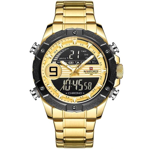 Naviforce Watch For Men NF9146s-G-W-G