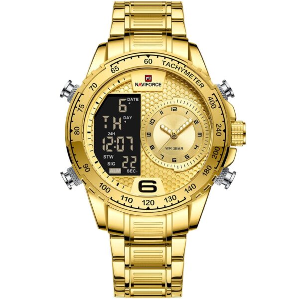 Naviforce Watch For Men NF9199S-G-G