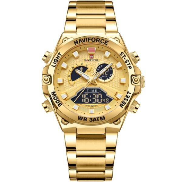Naviforce Watch For Men NF9207-G-G-G