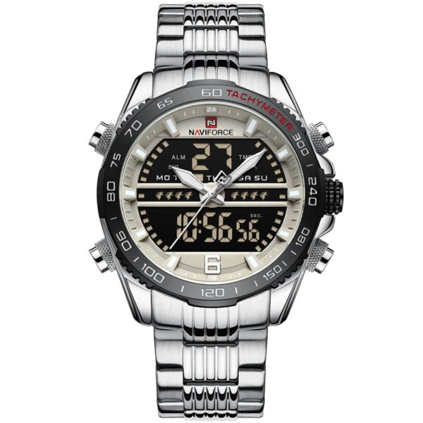 Naviforce Watch For Men NF9195S-S-B-GY