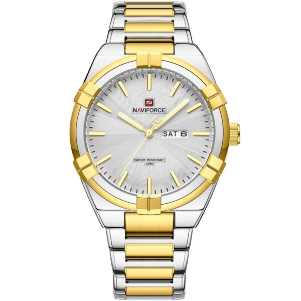 Naviforce Watch For Men NF9218-G-W