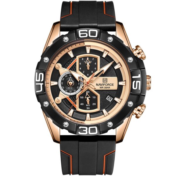 Naviforce Watch For Men NF8018T-RG-B-O