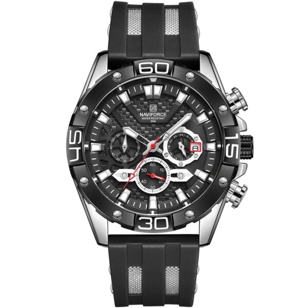 Naviforce Watch For Men NF8019T-S-B-B
