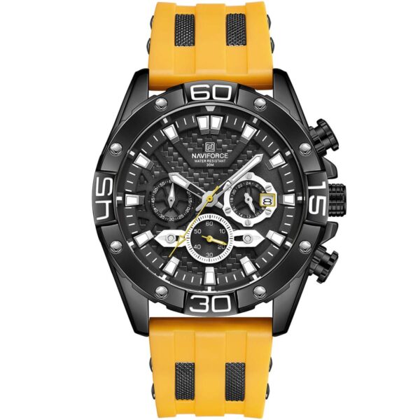 Naviforce Watch For Men NF8019T-B-B-Y