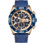 Naviforce Watch For Men NF8018T-RG-BE-R