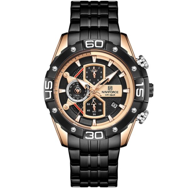 Naviforce Watch For Men NF8018S-RG-B-B