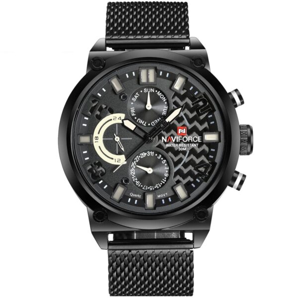 Naviforce Watch For Men NF9068S-B-W-B