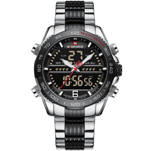 Naviforce Watch For Men NF9195S-S-B-B