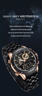 Naviforce Watch For Men NF9205-RG-B - Image 3