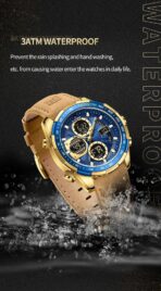 Naviforce Watch For Men NF9197L-G-BE-Y-BN - Image 11
