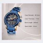 Naviforce Watch For Men NF9190-RG-BE - Image 11