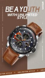 Naviforce Watch For Men NF9197L-S-GY-O-BN - Image 15