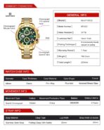 Naviforce Watch For Men NF8021-G-GN - Image 6