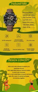 Naviforce Watch For Men NF9208-B-B-D-BN - Image 11