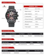 Naviforce Watch For Men NF9211S-B-B - Image 7