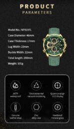 Naviforce Watch For Men NF9197L-G-GN-GN - Image 20