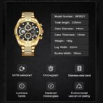 Naviforce Watch For Men NF8021-G-B - Image 8
