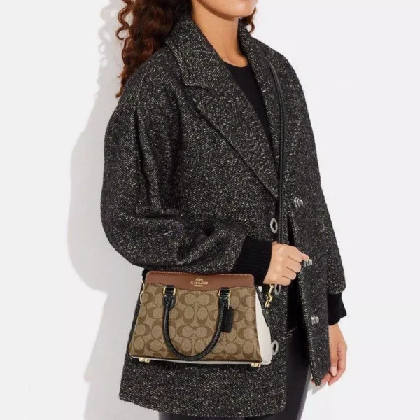 Carryall Bag In Colorblock Signature Canvas