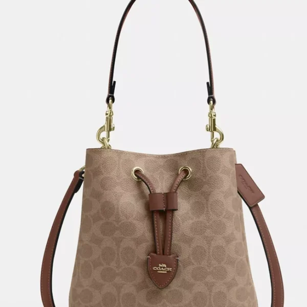 Rowan Bucket Bag In Signature Canvas