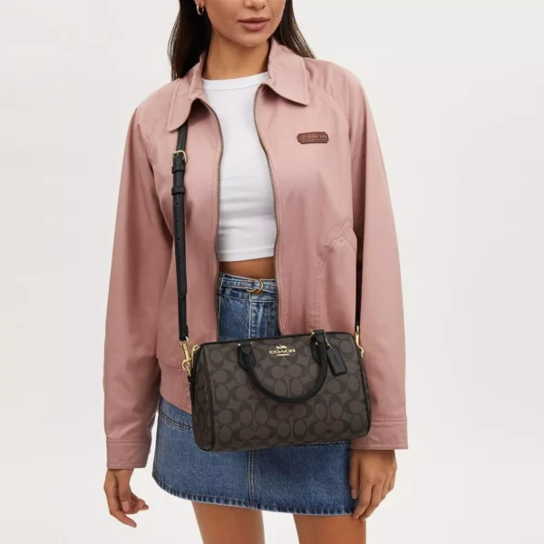 Rowan Satchel Bag In Signature Canvas