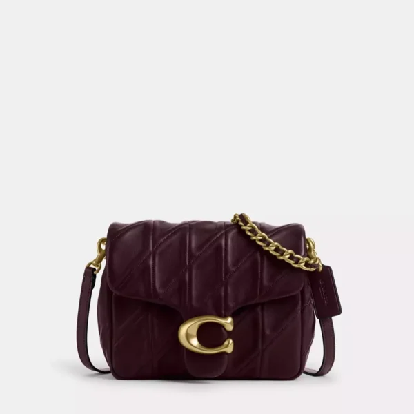 The Coach Times Square Tabby Shoulder Bag with quilting