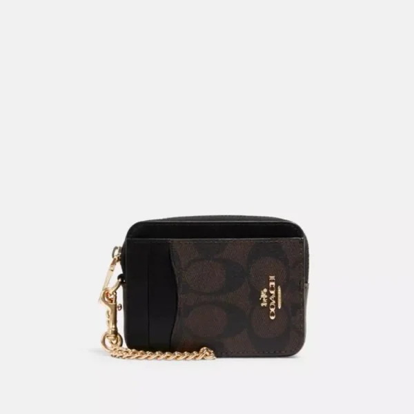 Coach Zip Card Case