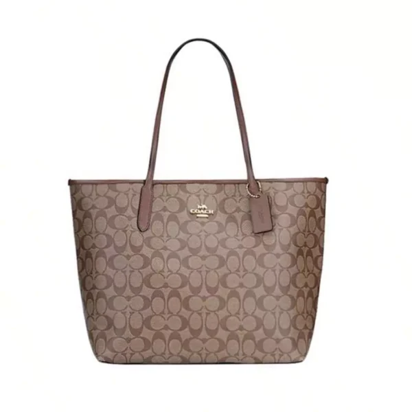 Coach City Tote in Signature Canvas