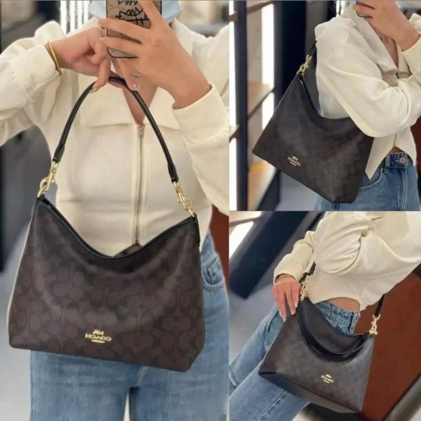 Coach Laurel Shoulder Bag in signature canvas