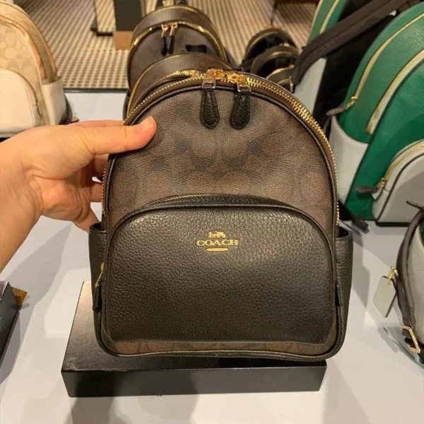 Coach Mini Court Backpack in Signature Canvas