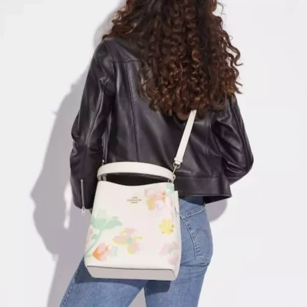 Coach Town Bucket Bag With Dreamy Land Floral Print