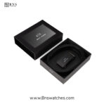 Armani Exchange Men’s Black Leather Automatic Ratchet Belt - Image 4