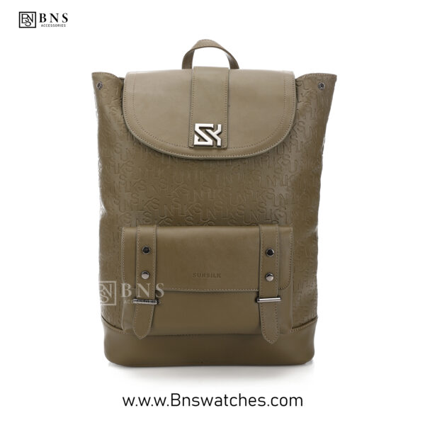 Sunsilk Official Unisex Monogram Backpack – Olive Green