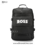 BOSS Hugo Boss Matte Black Executive Laptop Backpack