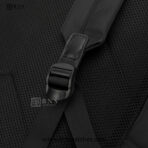 Emporio Armani Eagle Logo Textured Front Backpack – Black - Image 4