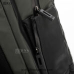 Calvin Klein Jeans Monogram Pattern Urban Backpack – Olive/Black - Image 6