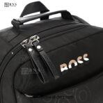 BOSS Black Monogram Pattern Laptop Backpack - Image 4