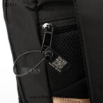 BOSS Black Monogram Pattern Laptop Backpack - Image 7