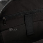 BOSS Black Monogram Pattern Laptop Backpack - Image 8
