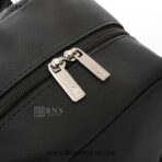 Lacoste Minimalist Black Technical Fabric Backpack - Image 5