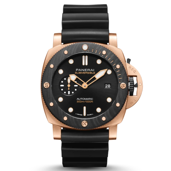 Panerai Submersible QuarantaQuattro Goldtech™ OroCarbo PAM02070 Super Clone Swiss Machine 44mm