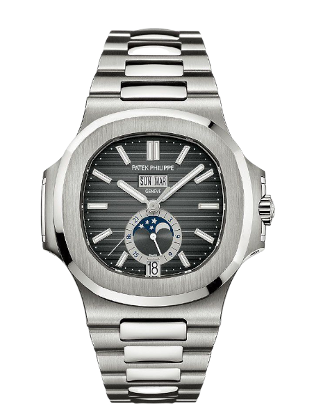 Patek Nautilus Calendar Moon Super Clone Swiss Machine 40.5mm