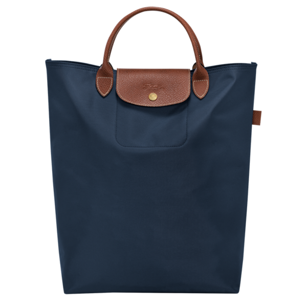 Le Pliage Original M Tote bag Vertical Navy