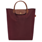 Le Pliage Original M Tote bag Vertical Burgundy - Image 2